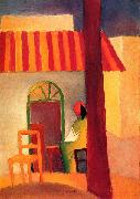 August Macke Turkisches Cafe (I) oil painting reproduction